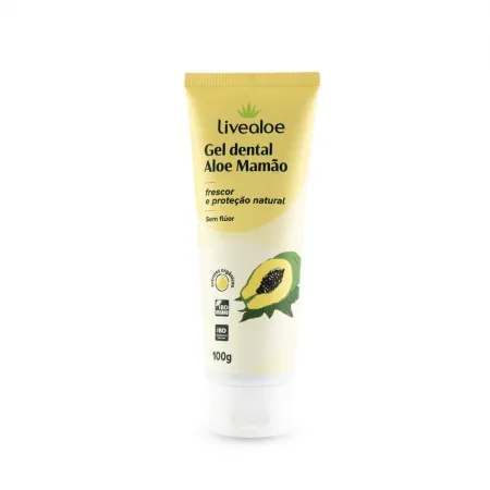 Imagem Gel dental Aloe Mamão