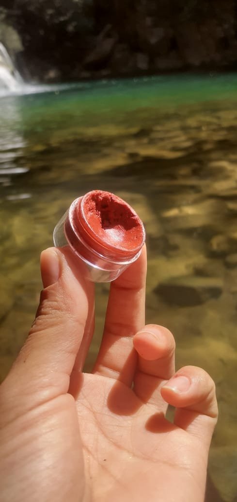 Lip Balm de Cacau e Laranja com cor